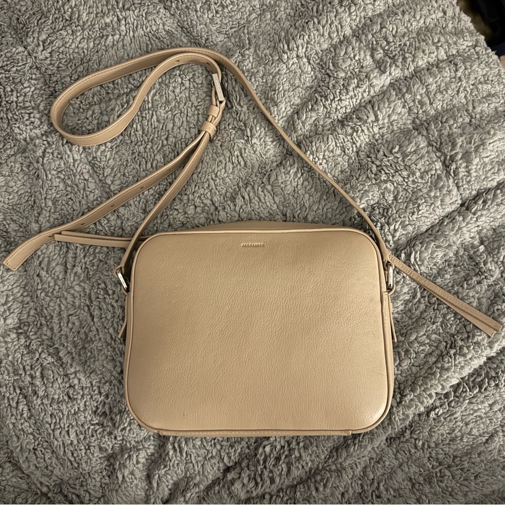 Allsaints Leather Medium Crossbody Bag